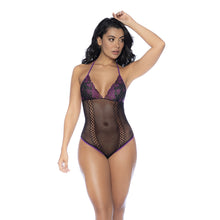 TEDDY FISHNET AND LACE