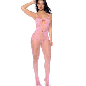 MEDIA DE CUERPO FLORAL FISHNET