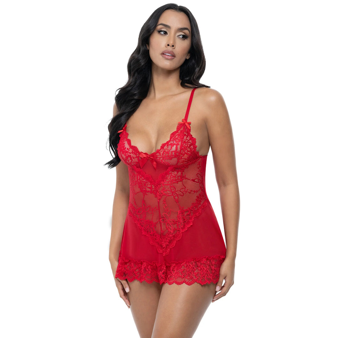 BABYDOLL LACE DETAIL