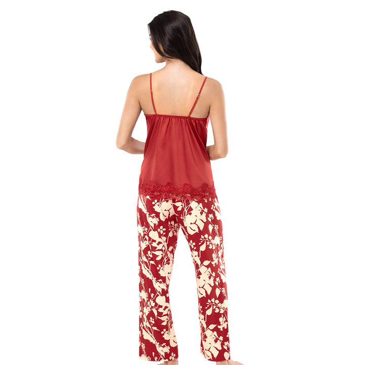PIJAMA LARGA SATIN DE TIROS