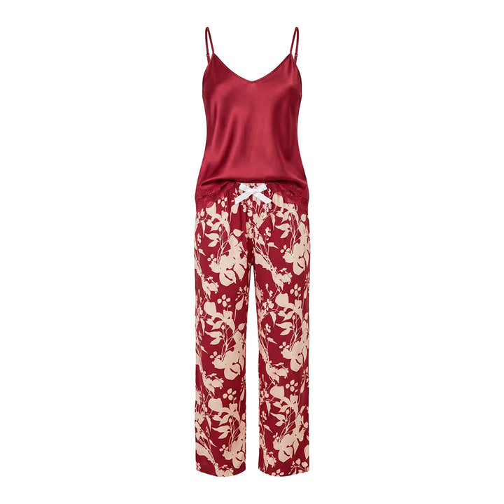 PIJAMA LARGA SATIN DE TIROS