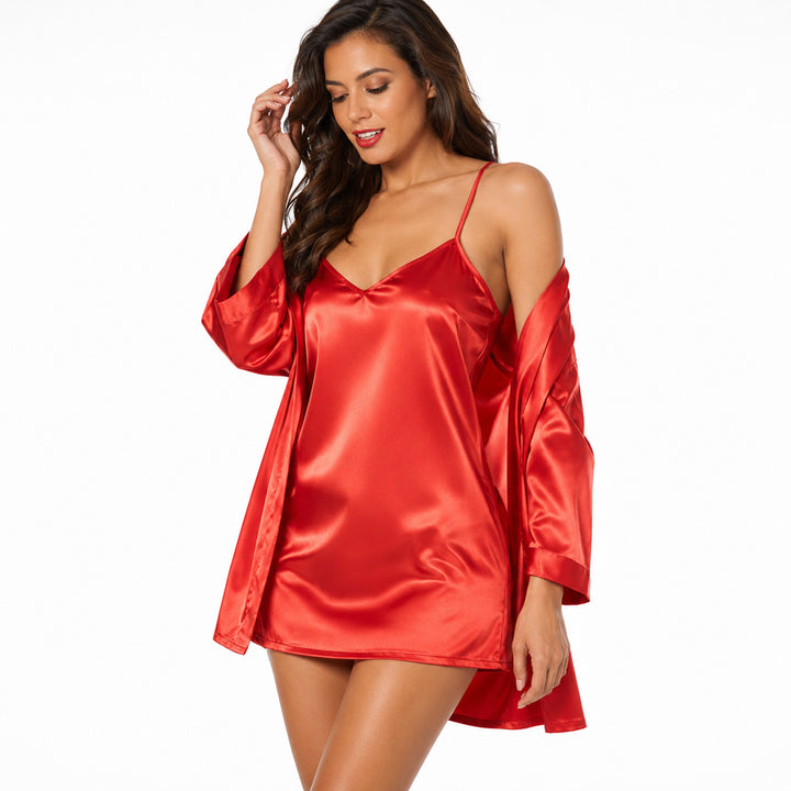 CHEMISE DE SEDA Y  BATA