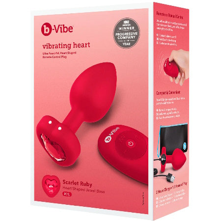B-VIBE VIBRATE HEART PLUG
