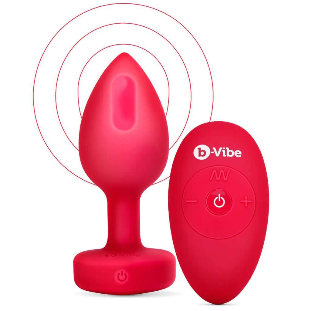 B-VIBE VIBRATE HEART PLUG