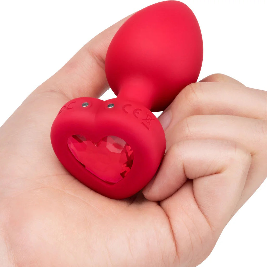B-VIBE VIBRATE HEART PLUG