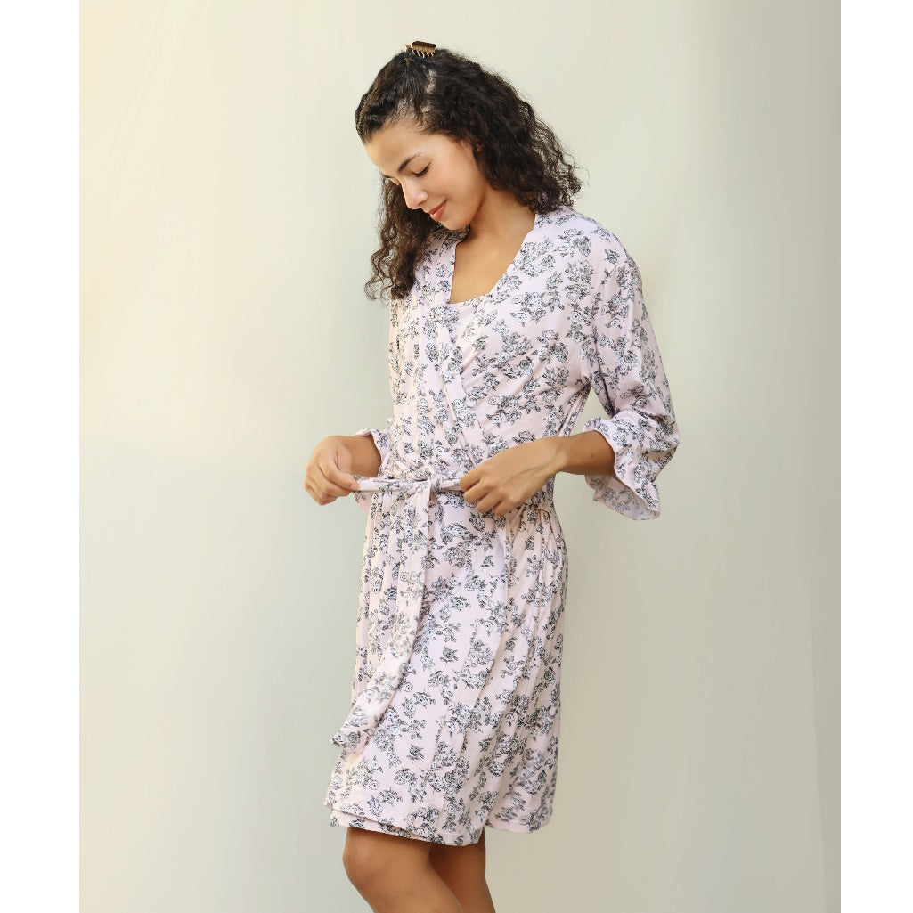 CHEMISE Y BATA ADORE ME ROBE