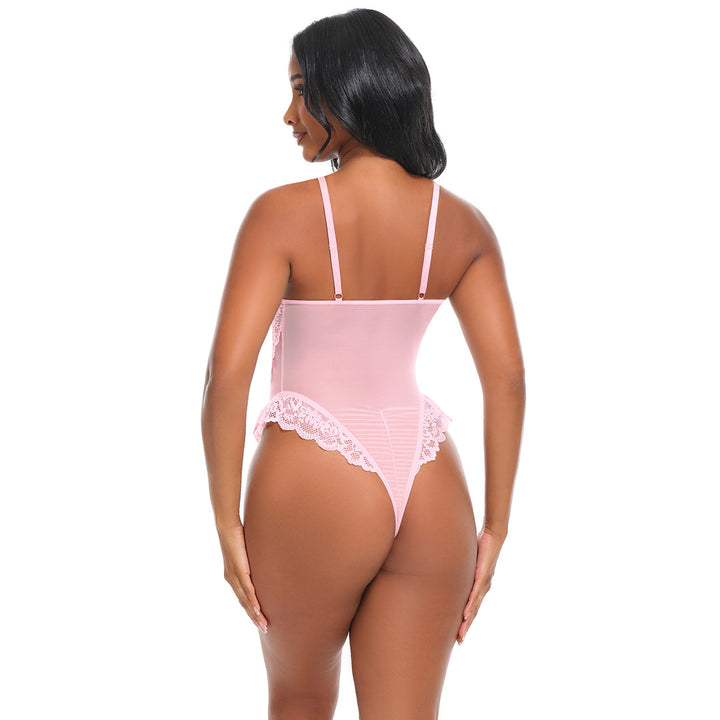 TEDDY MESH ENCAJE FLORAL