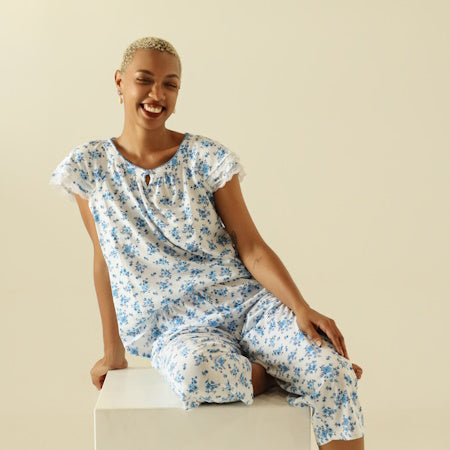 PIJAMA CAPRI SPRING BLOSSOM