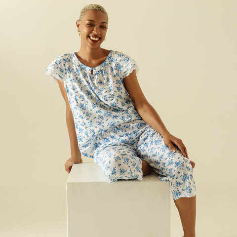 PIJAMA CAPRI SPRING BLOSSOM
