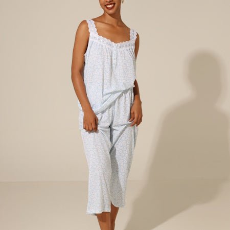 PIJAMA CAPRI DELICATE BLOOMS