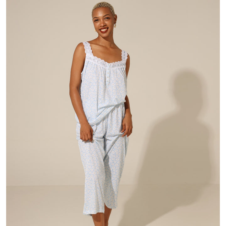 PIJAMA CAPRI DELICATE BLOOMS
