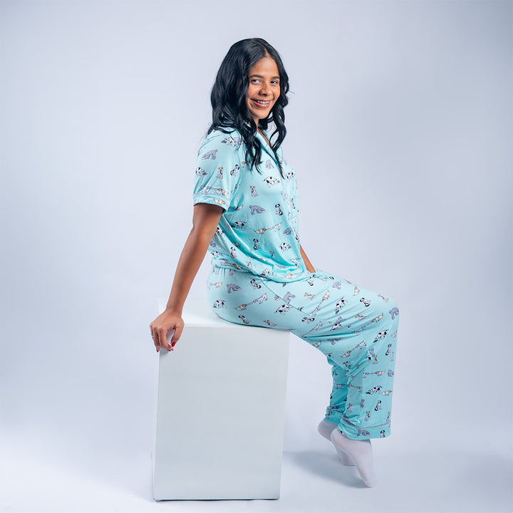 PIJAMA LARGA LOUNGE AROUND