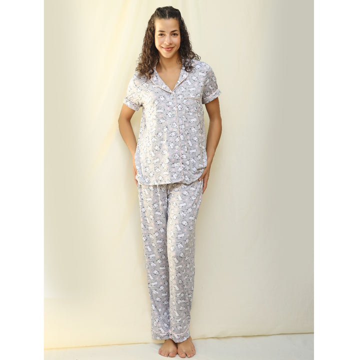 PIJAMA LARGA LOUNGE AROUND