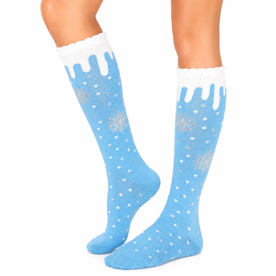 MEDIAS CORTAS SNOW FLAKE LUREX
