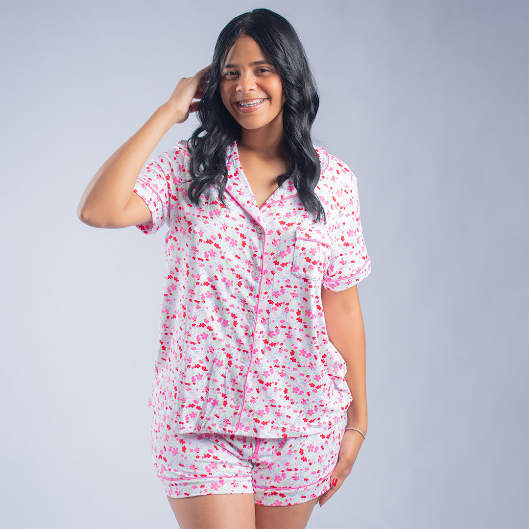 PIJAMA CORTA LOUNGE AROUND