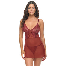 BABYDOLL MESH AND LACE