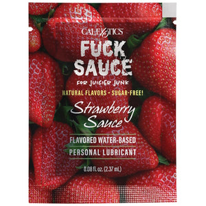 FUCK SAUCE FLAVOR LUBE SACHET