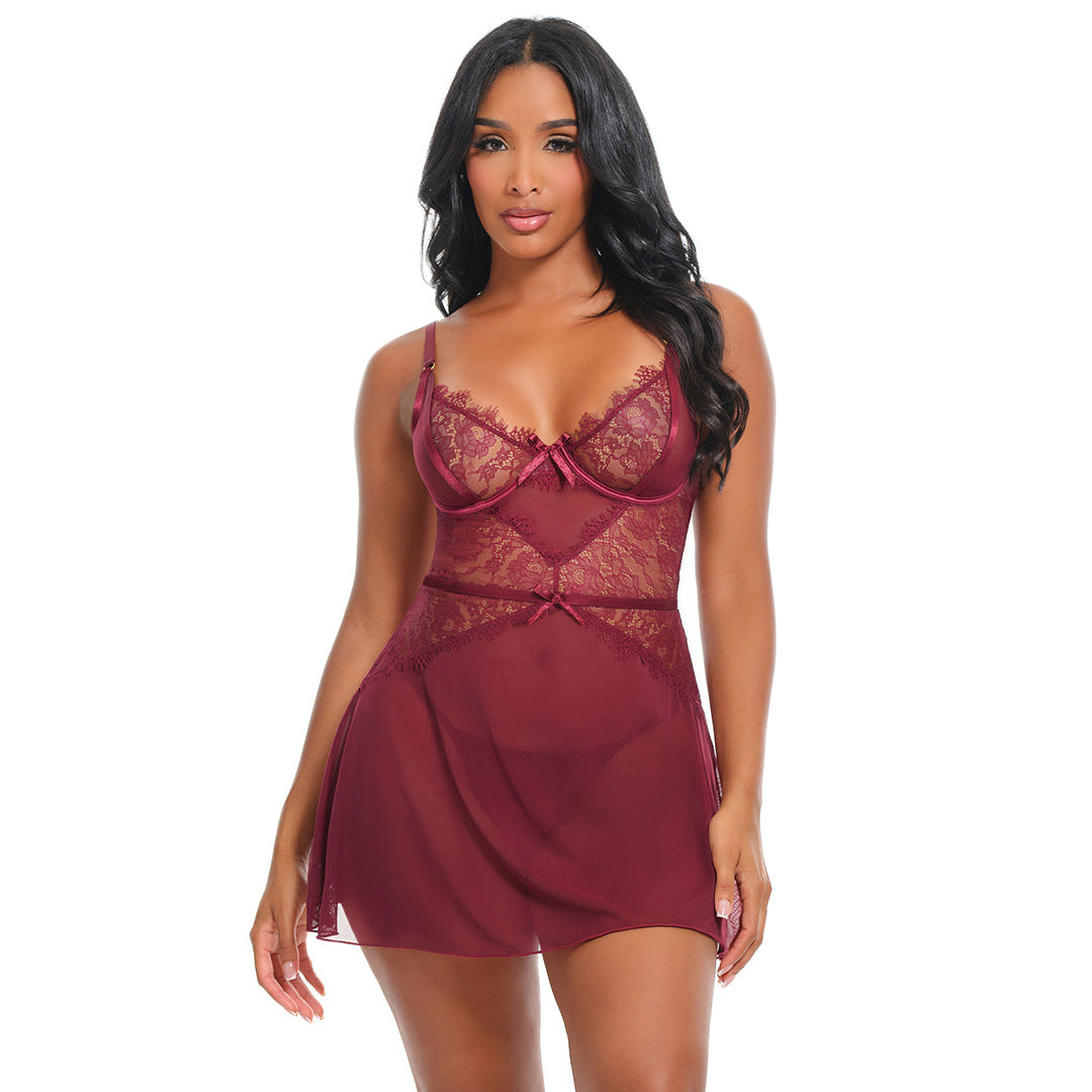 BABYDOLL MESH ENCAJE