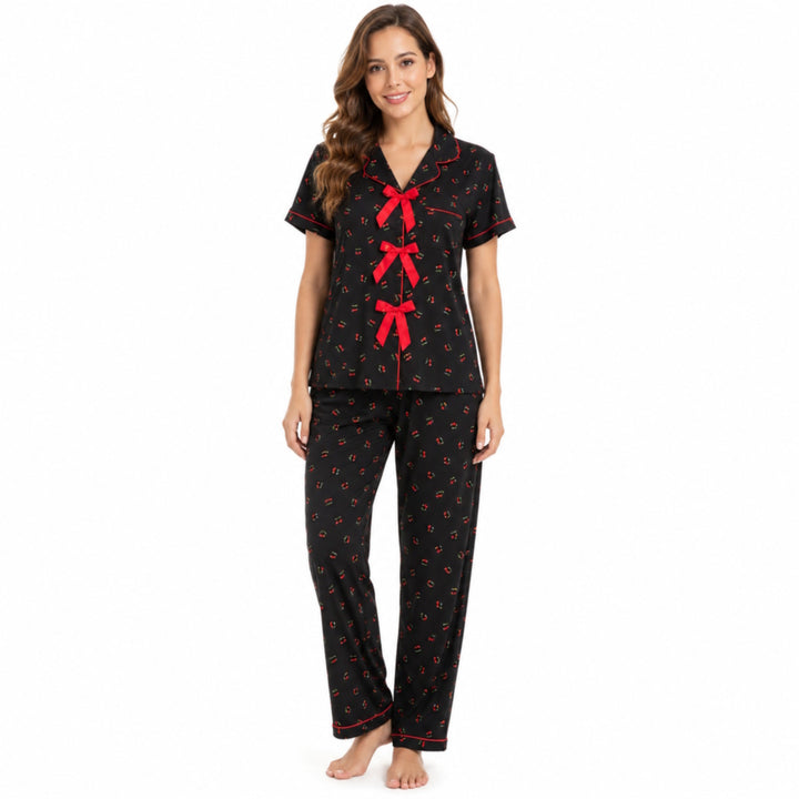 PIJAMA LARGA CHERRY