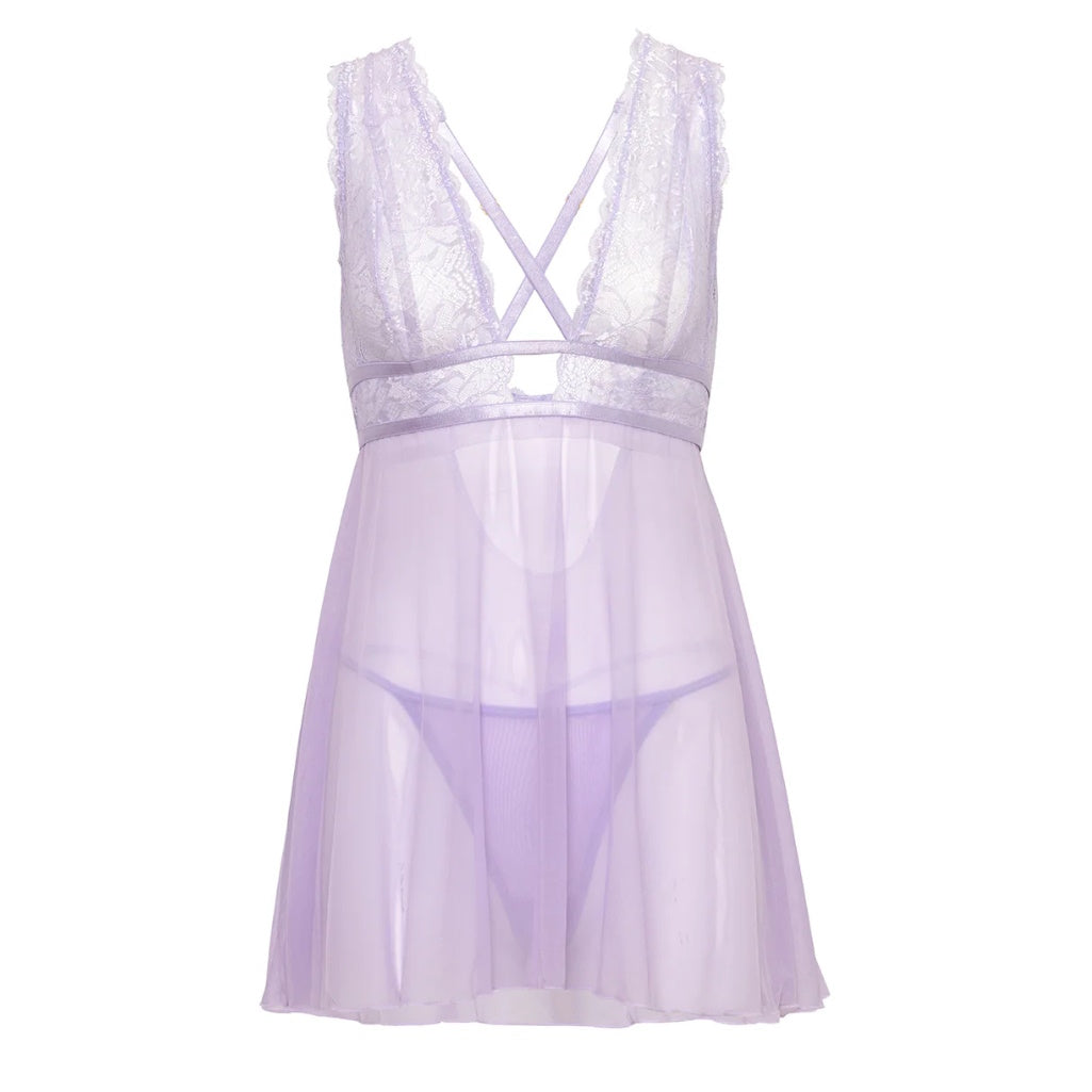 BABYDOLL MESH ENCAJE