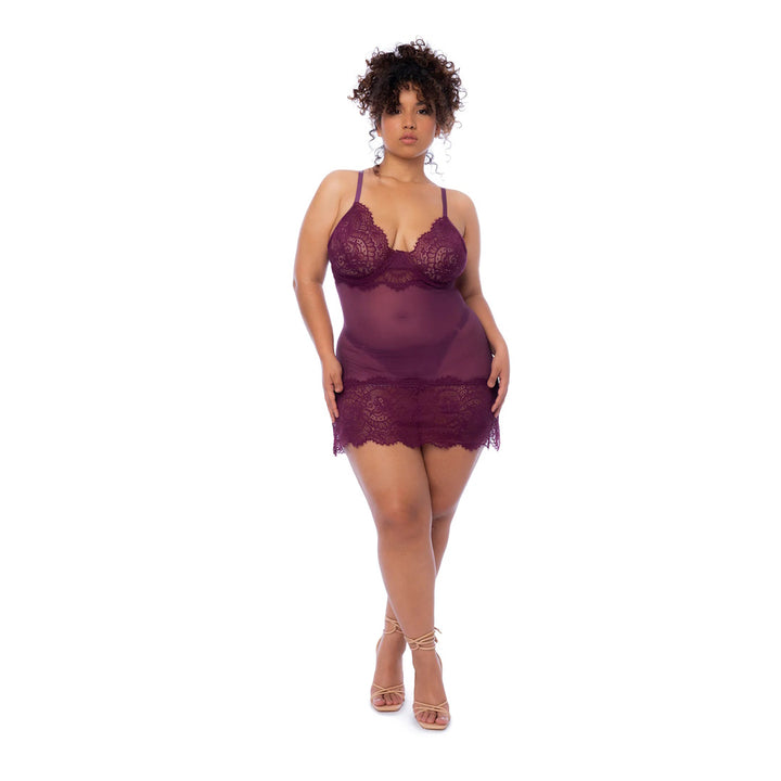 BABYDOLL MESH ENCAJE