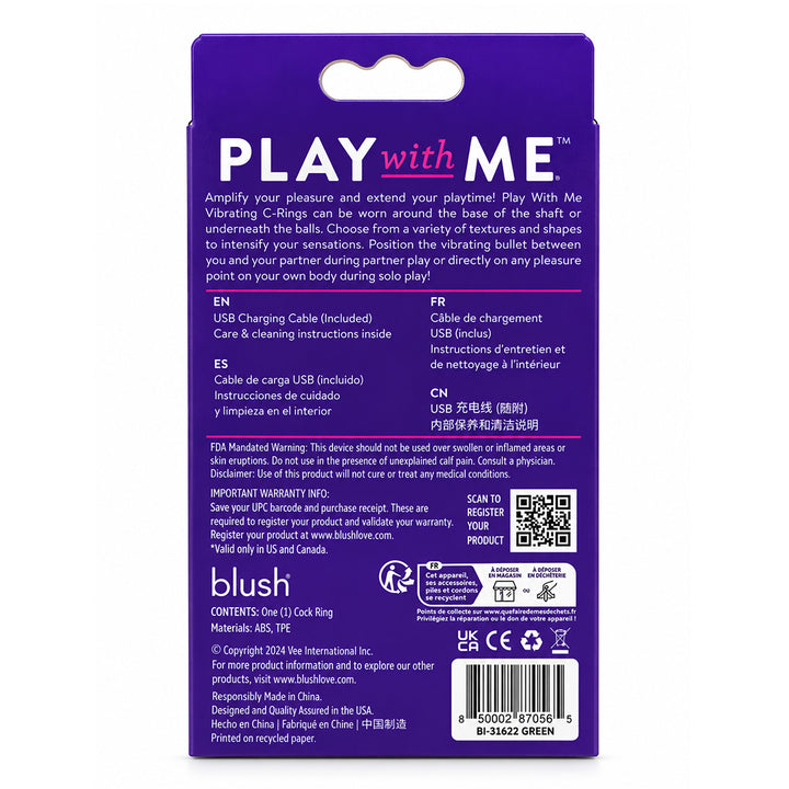 PLAY WITH ME ANILLO RECARGABLE
