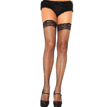 MEDIAS DE LIGUERO LYCRA ENCAJE