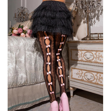 MEDIA DE MALLA CON LAZOS