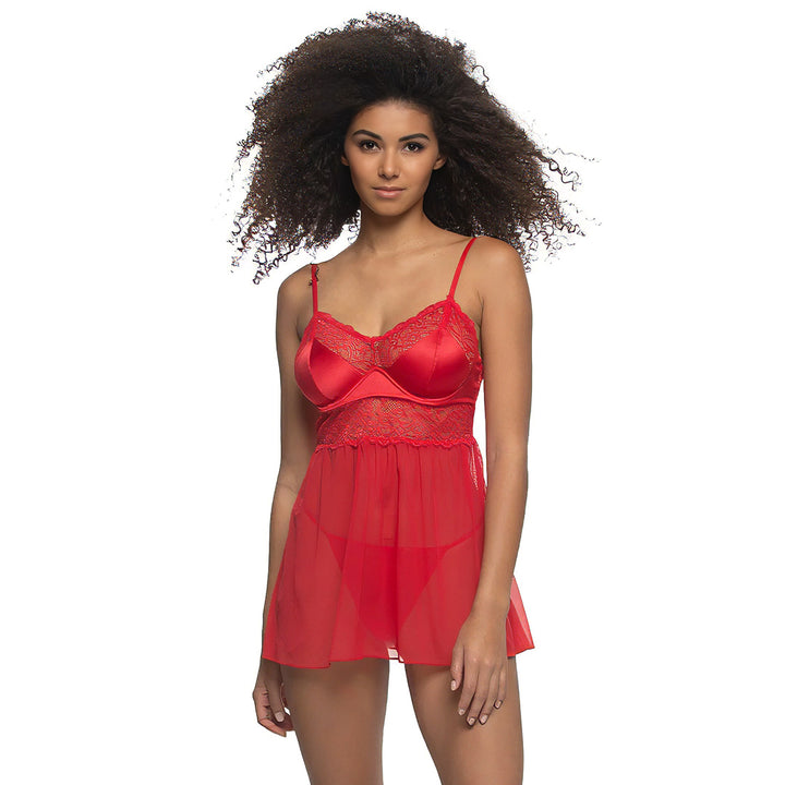 BABYDOLL HEAT SATIN
