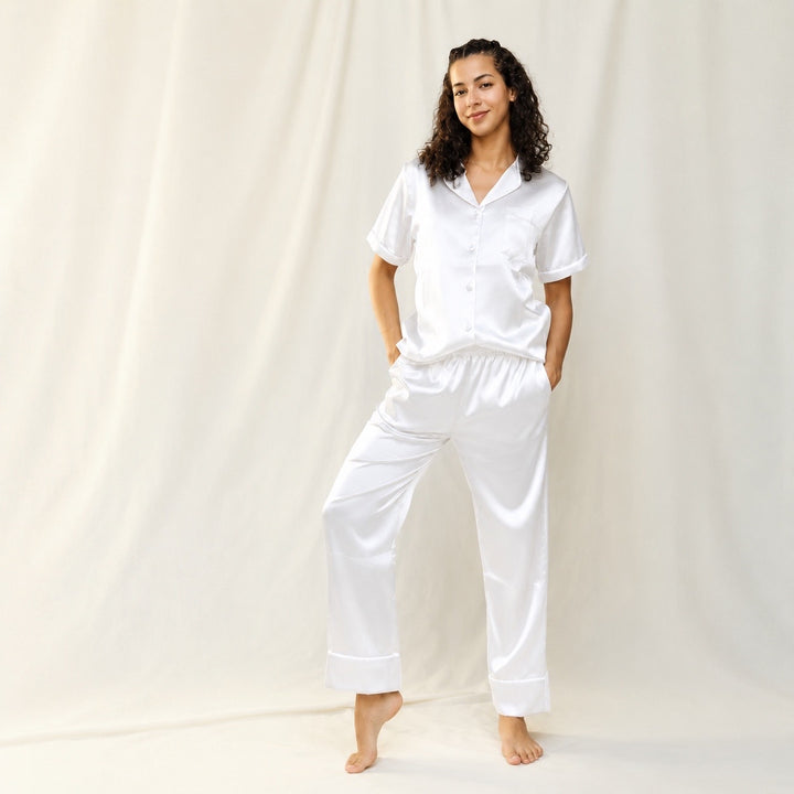 PIJAMA MANGA CORTA SATIN