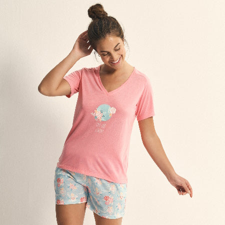PIJAMA CORTA MANGA CORTA