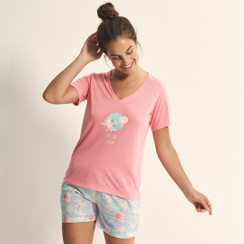 PIJAMA CORTA MANGA CORTA