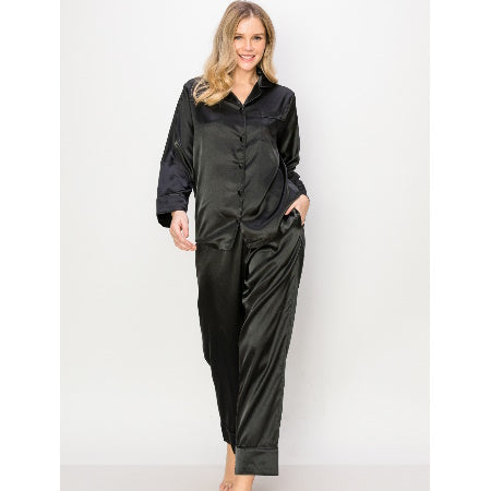 PIJAMA LARGA SATIN