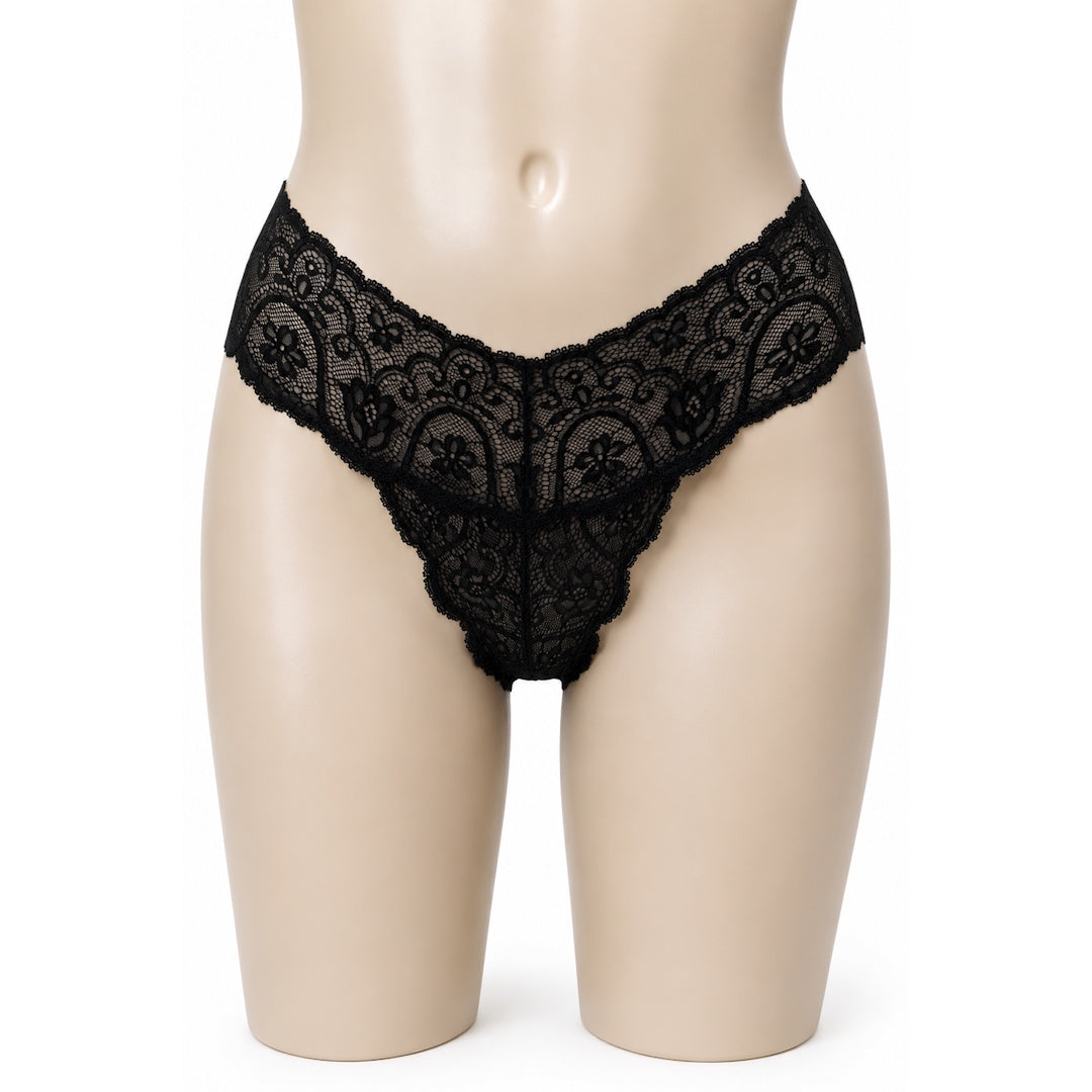 TANGA ENCAJE FLORAL