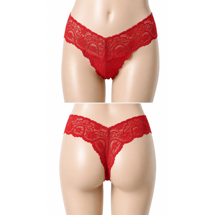 TANGA ENCAJE FLORAL