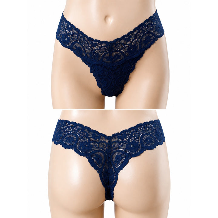 TANGA ENCAJE FLORAL