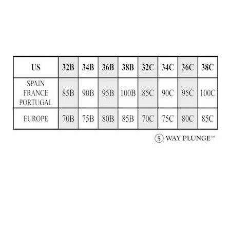 BRASIER 5 WAY DEEP PLUNGE 36B