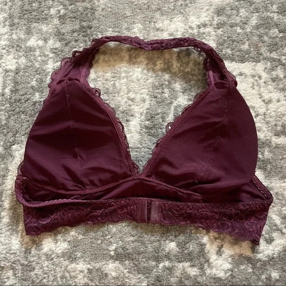 BRALETTE LACE HALTER