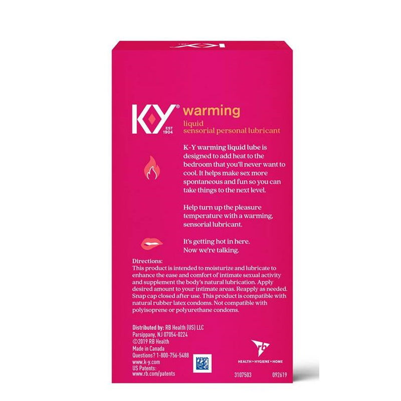 KY LUBRICANTE CALIENTE LIQUIDO – Punto Intimo
