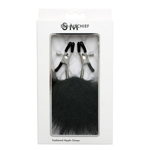 S&M FEATHERED NIPPLE CLAMPS