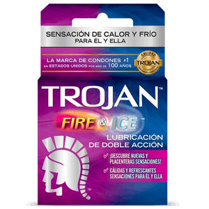 TROJAN PLEASURES FIRE & ICE
