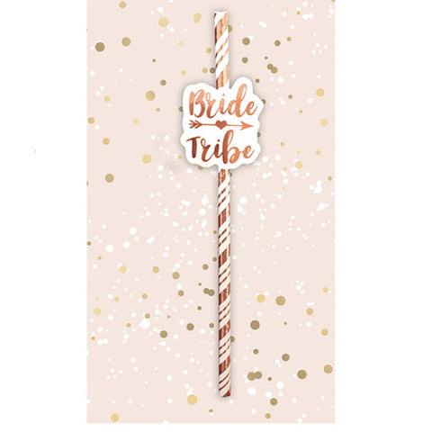 BRIDE TRIBE STRAWS