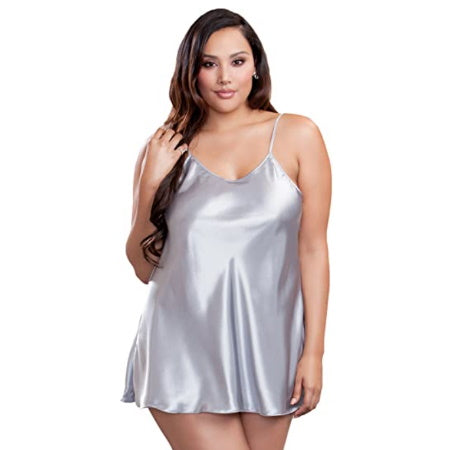 BABYDOLL MINI DE SATIN