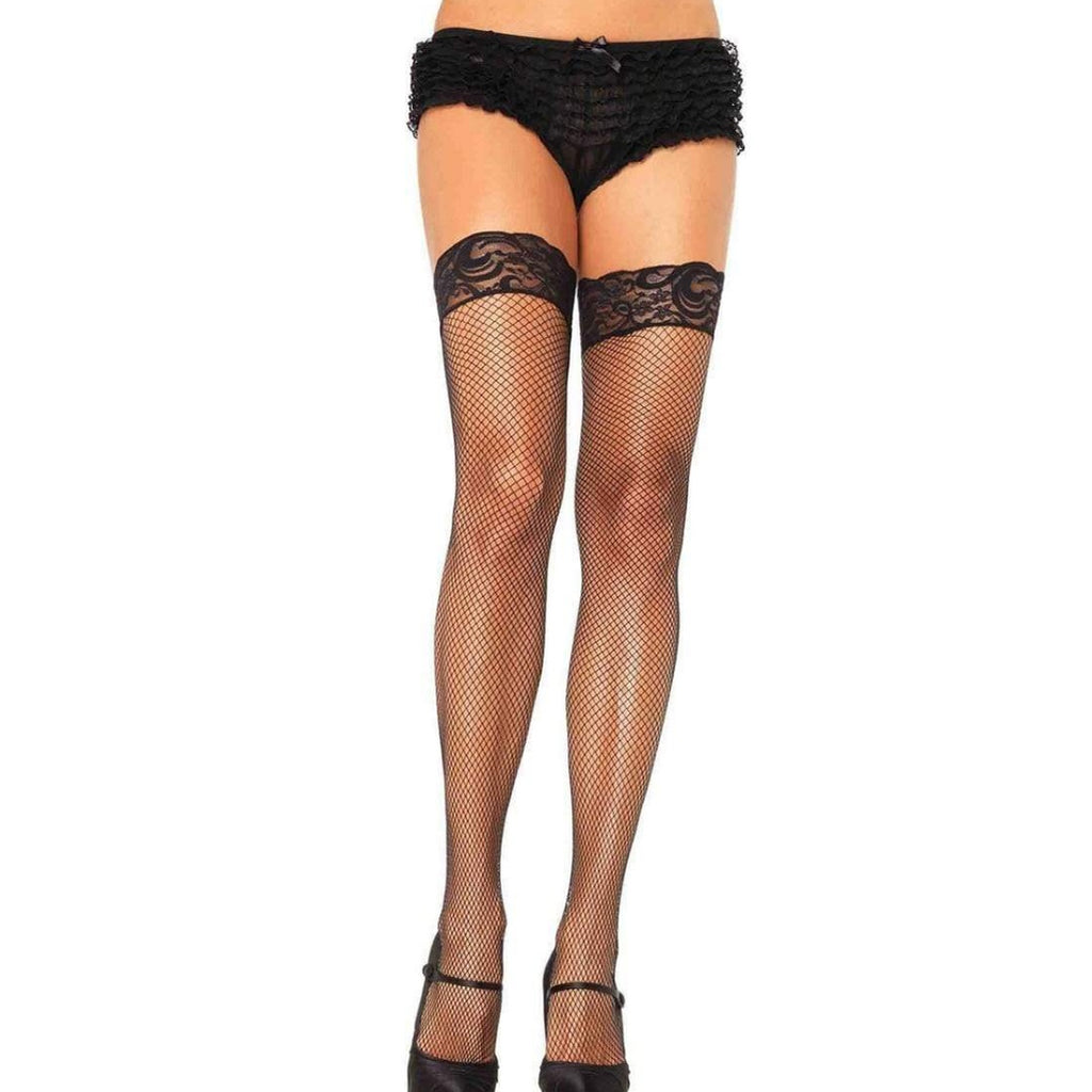 MEDIAS DE LIGUERO LYCRA ENCAJE