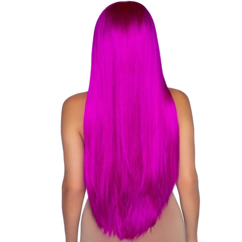 PELUCA LARGA FRAMBUESA